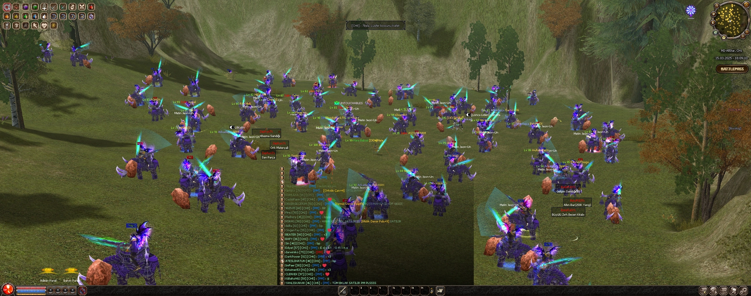 M2ALLSTAR ⭐ 1-105 ORTA EMEK OTOMATIK AV Server Banner